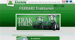 Desktop Screenshot of ferrari-traktoren.de